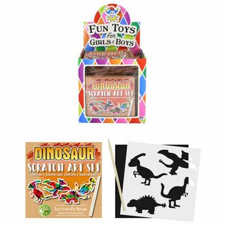 Eko magični dinozaurusi na grebanje - Display (108 kom.)