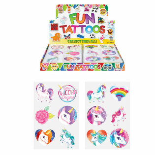 Fun Tattoos: Jednorog Display (96 komada)
