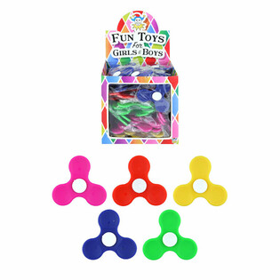 Plastični Fidget Spineri u Displeju - Miks Boja (100 kom.)