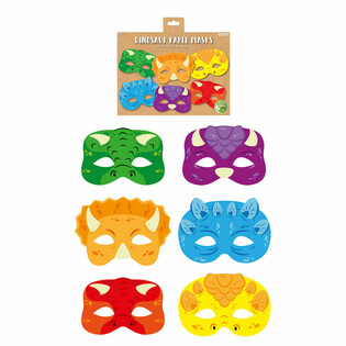 Papirne Maske Dinosaura ECO (12 komada)