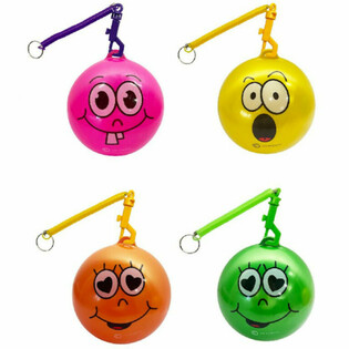 SMILEY LOPTA SA UZICOM / BUNGEE LOPTA &Oslash;23 cm (10 kom.)