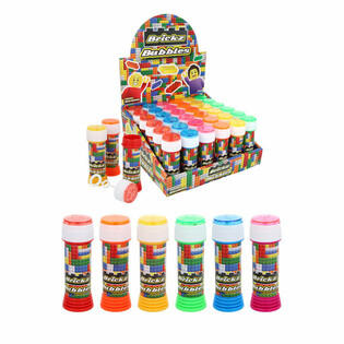 Sapunica za mehuriće Brickz / Kockice 50ml - Display (36 kom.)