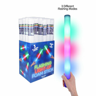 LED penasti &scaron;tapići - vi&scaron;ebojni party &scaron;tapići u displeju (24 kom.)