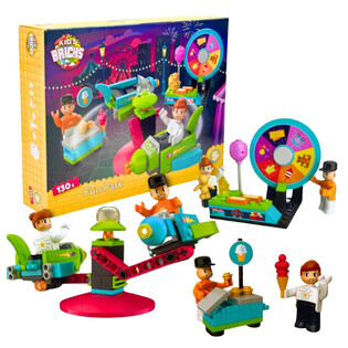 KIDS BRICKS FUN PARK - SET KOCAKA ZA SLAGANJE - 130 DELOVA (1 kom.)
