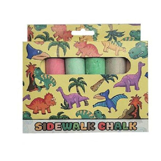 Velike Krede za Asfalt 6 komada - Dinosaur (12 pak.)
