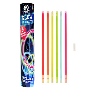 Svetleće Narukvice Glow - 50 Komada u Tubi (Display 12 kom.)