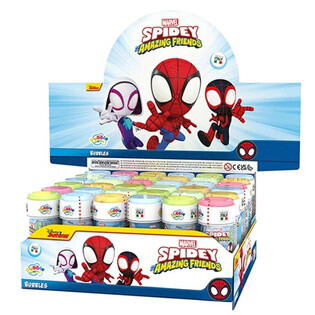 Spidey Spiderman Amazing Friends Mehurići od Sapuna - 60ml - Displej (36 kom.)