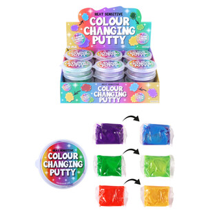 Termoosećajna Putty Masa koja Menja Boju (24 kom)
