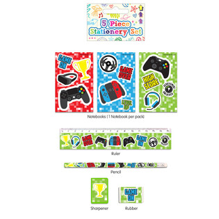 5-DELNI GAMER SET ZA PISANJE (24 kom.)