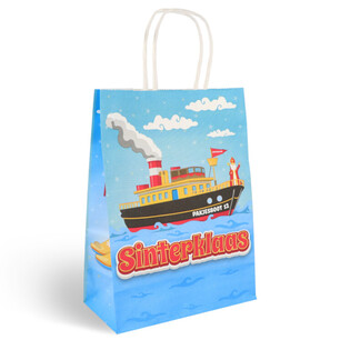 Papirne poklon kese Sveti Nikola (Sinterklaas) - 16x8x22 cm (12 komada)