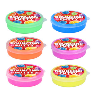 Skakavi Plastelin Bouncing Putty, 10g - Miks Boja (6 kom.)
