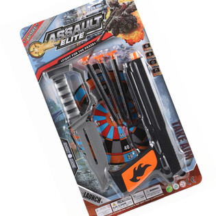 ASSAULT ELITE - Pi&scaron;tolj sa Strelice sa Vakuumom i Nožem (6 kom.)