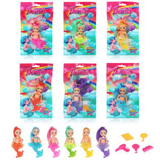 LUTKA SIRENA MERMAID U UKRASNOJ KESI - MIKS BOJA (24 kom.)