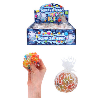 Mrežaste Loptice SQUEEZY BEADZ u Displeju (36 kom.)