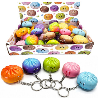 RAGE - SQUISHY DUMPLINGS PRIVESCI ZA KLJUČEVE - MIX BOJA - U DISPLAYU (24 kom.)