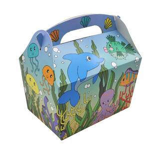 MENUBOX MODEL: MORSKA STVORENJA - Dim. 18.5x12x19 CM - FOODBOX - KIDSBOX (24 kom.)