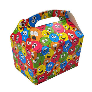 KUTIJA ZA DEČIJI MENU: SMILEY - Dim. 18.5x12x19 CM - FOODBOX - KIDSBOX (24 kom.)