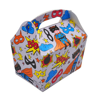 KUTIJA ZA DEČIJI MENI SUPERHERO: 18.5x12x19 CM - FOODBOX - KIDSBOX (24 kom.)